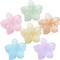 Hawaiian Flower Hair Clips for Women 6 Pack Flower Hair Claw Clips